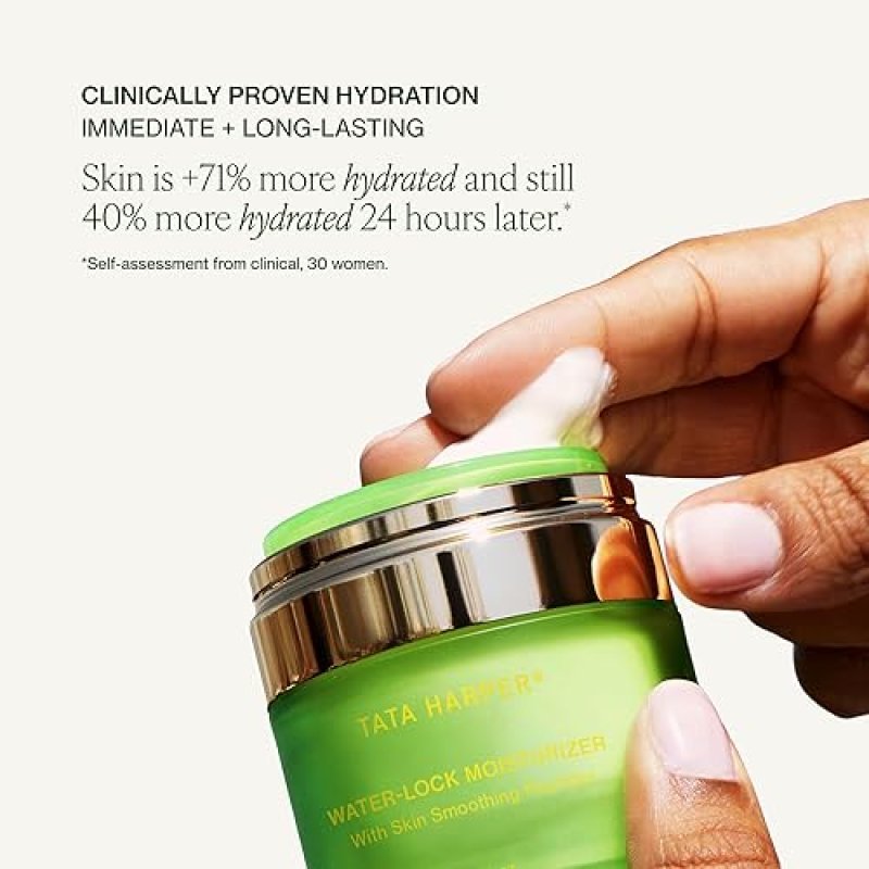 TATA HARPER WATER-LOCK MOISTURIZER LIGHTWEIGHT, SILICONE-FREE, 100 NATURAL HYDRATOR FROM VERMONT