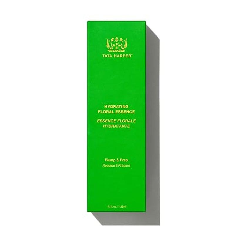 TATA HARPER HYDRATING FLORAL ESSENCE FACE MIST WITH HYALURONIC ACID NATURAL SKINCARE