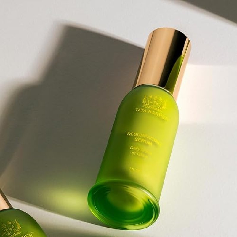 TATA HARPER RESURFACING SERUM 30ML BRIGHTENING AHA BHA NATURAL DAILY GLOW FACE SERUM