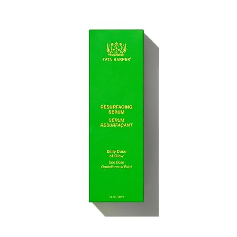 TATA HARPER RESURFACING SERUM 30ML BRIGHTENING AHA BHA NATURAL DAILY GLOW FACE SERUM