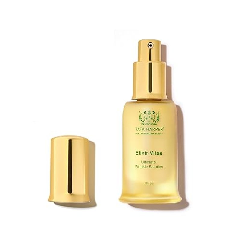 TATA HARPER ELIXIR VITAE NATURAL ANTI-AGING LUXURY SKINCARE SERUM FOR YOUTHFUL SKIN