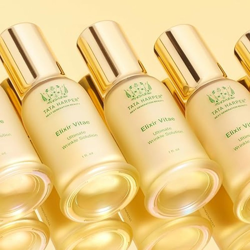 TATA HARPER ELIXIR VITAE NATURAL ANTI-AGING LUXURY SKINCARE SERUM FOR YOUTHFUL SKIN