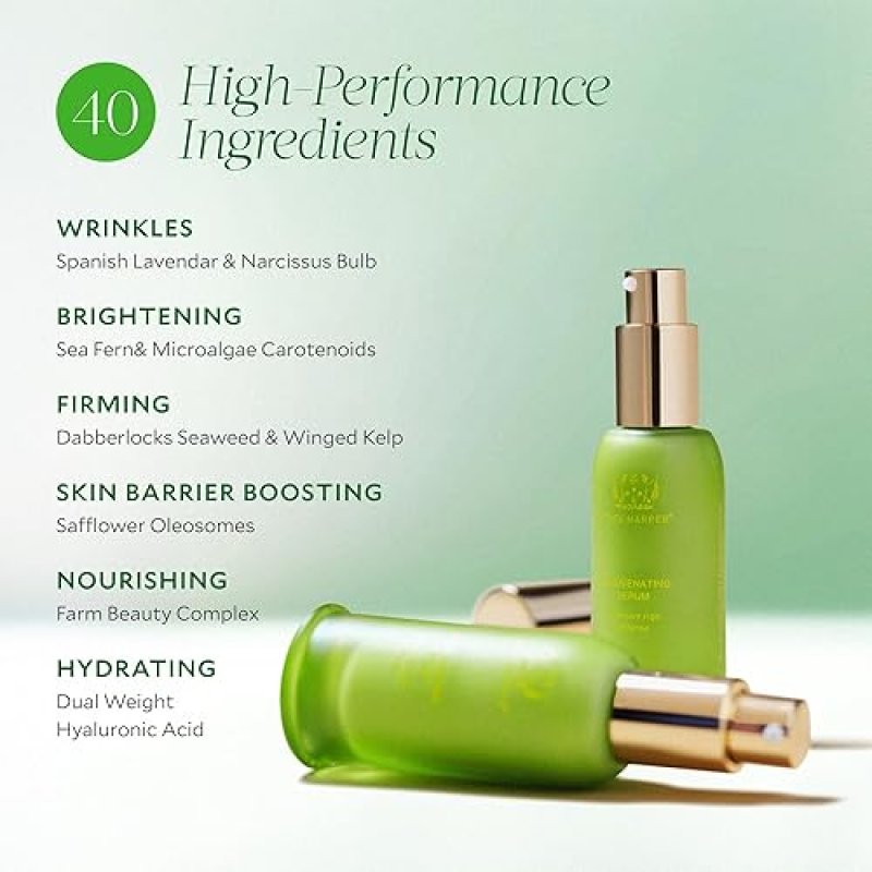 TATA HARPER REJUVENATING ANTI-AGING FACE SERUM FOR FINE LINES WRINKLES, NATURAL SKINCARE 30ML