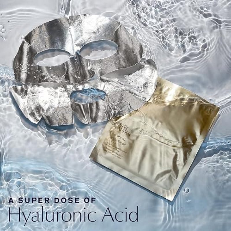 ESTéE LAUDER ADVANCED NIGHT REPAIR HYALURONIC ACID SHEET FACE MASK 4-PACK MOISTURIZER