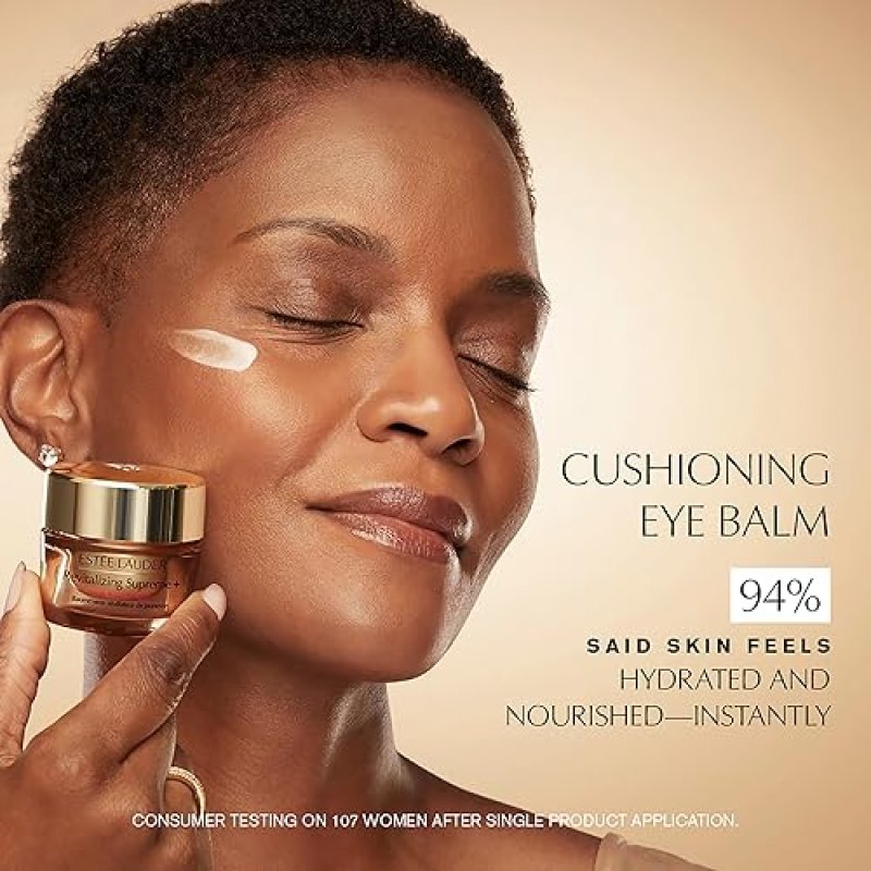 ESTéE LAUDER REVITALIZING SUPREME HYDRATING UNDER EYE BALM WITH HYALURONIC ACID 0.5 OZ