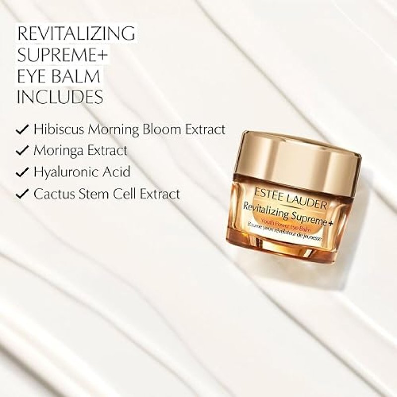 ESTéE LAUDER REVITALIZING SUPREME HYDRATING UNDER EYE BALM WITH HYALURONIC ACID 0.5 OZ