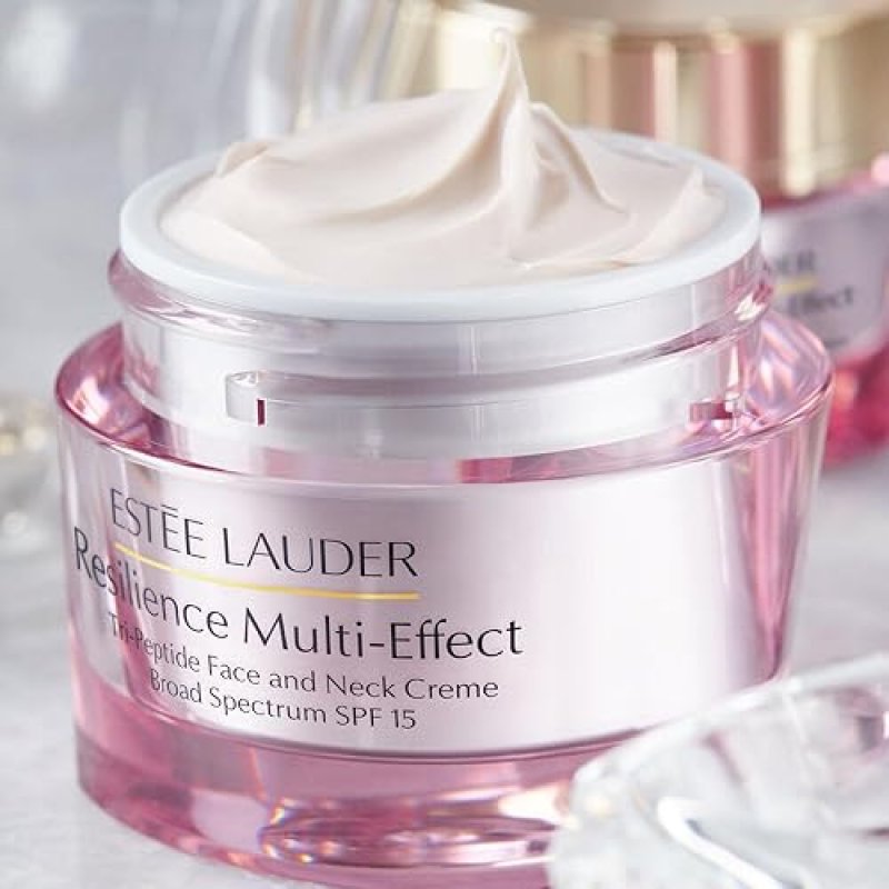 ESTéE LAUDER RESILIENCE MULTI-EFFECT TRI-PEPTIDE FACE NECK CREAM SPF 15 ANTI-AGING MOISTURIZER