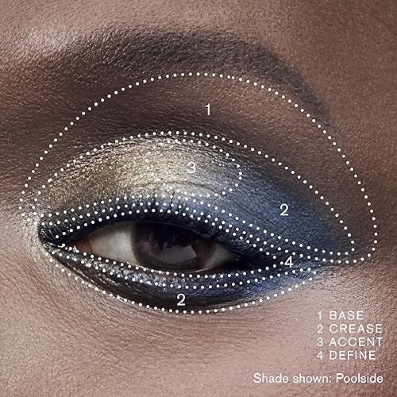 ESTéE LAUDER ESSENTIAL EYESHADOW QUAD PALETTE LONG-LASTING, SCULPT MAGNIFY, 0.14 OZ