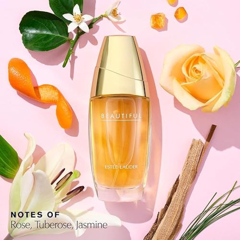 ESTéE LAUDER BEAUTIFUL EAU DE PARFUM SPRAY FOR WOMEN ROSE, LILY, TUBEROSE ORANGE FLOWER SCENT
