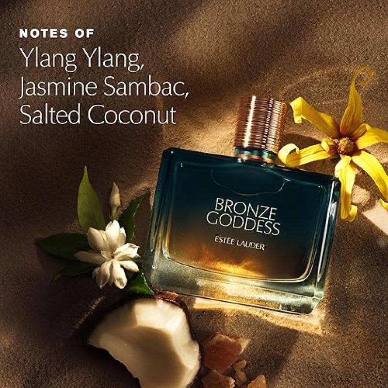 ESTéE LAUDER BRONZE GODDESS NUIT EAU DE PARFUM FOR WOMEN YLANG YLANG, JASMINE COCONUT SCENT