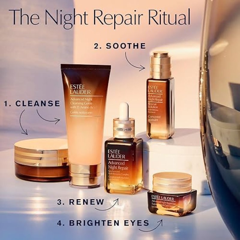 ESTéE LAUDER ADVANCED NIGHT REPAIR EYE CREAM TRAVEL SET - SERUM EYE CREAM FOR BRIGHTENING