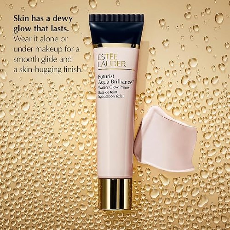 ESTéE LAUDER FUTURIST AQUA BRILLIANCE PRIMER WITH HYALURONIC ACID FOR HYDRATING GLOW MAKEUP