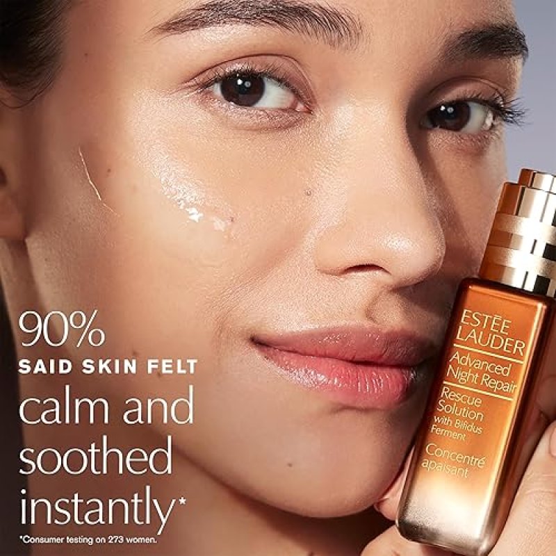 ESTéE LAUDER ADVANCED NIGHT REPAIR RESCUE SOLUTION 0.68OZ WITH 15 BIFIDUS FERMENT FOR REDNESS REDUCT