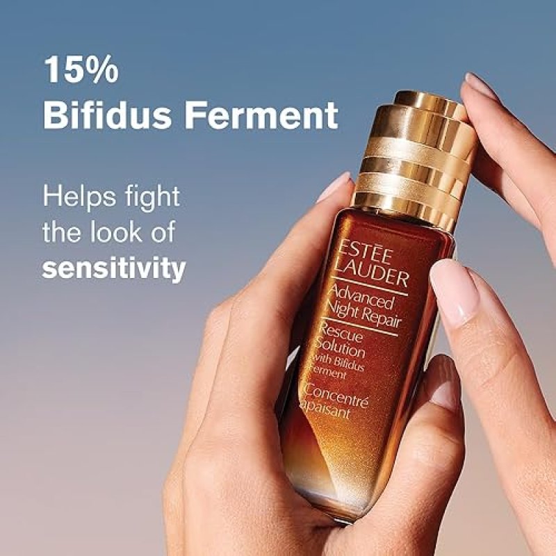 ESTéE LAUDER ADVANCED NIGHT REPAIR RESCUE SOLUTION 0.68OZ WITH 15 BIFIDUS FERMENT FOR REDNESS REDUCT