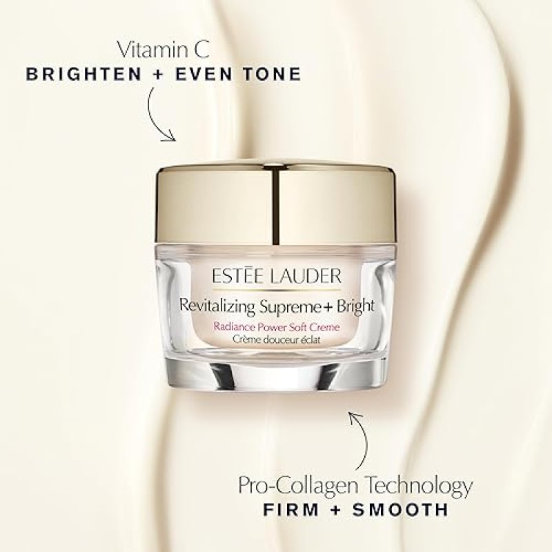 ESTéE LAUDER REVITALIZING SUPREME BRIGHT RADIANCE VITAMIN C CREAM MOISTURIZER 1.7 OZ