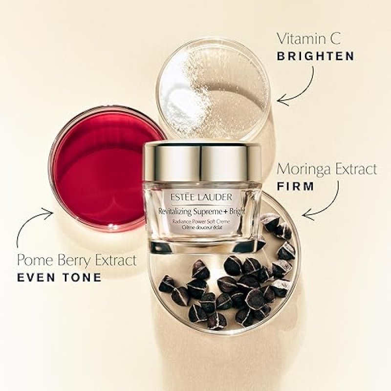ESTéE LAUDER REVITALIZING SUPREME BRIGHT RADIANCE VITAMIN C CREAM MOISTURIZER 1.7 OZ