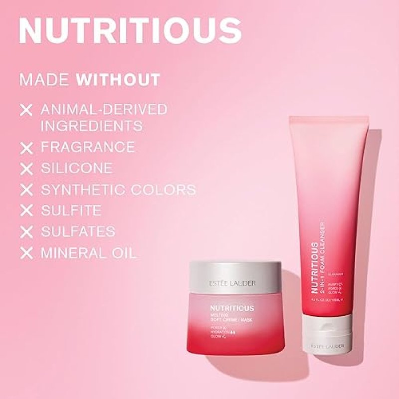 ESTéE LAUDER NUTRITIOUS SOFT CREAM MOISTURIZER FACE MASK WITH NIACINAMIDE FOR PORE MINIMIZING