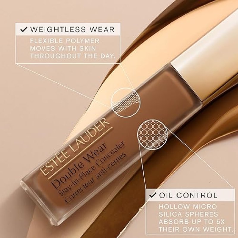 ESTéE LAUDER DOUBLE WEAR 24H CONCEALER - LONGWEAR, SOFT MATTE, MEDIUM-FULL COVERAGE, HYDRATING 0.4OZ