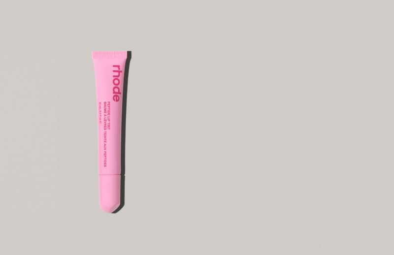 RHODE PEPTIDE LIP TINT THE TINTED LIP LAYER  SHIMMERY SHEER PINK