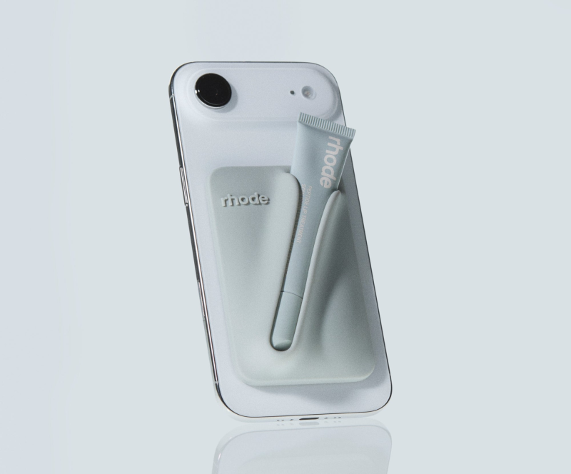 RHODE SNAP-ON LIP CASE LIP HOLDER WITH MAGSAFE  GREY