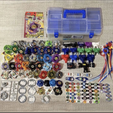 BEYBLADE: 38 PCS + 1 SEALED + STORAGE BOX PARTS,