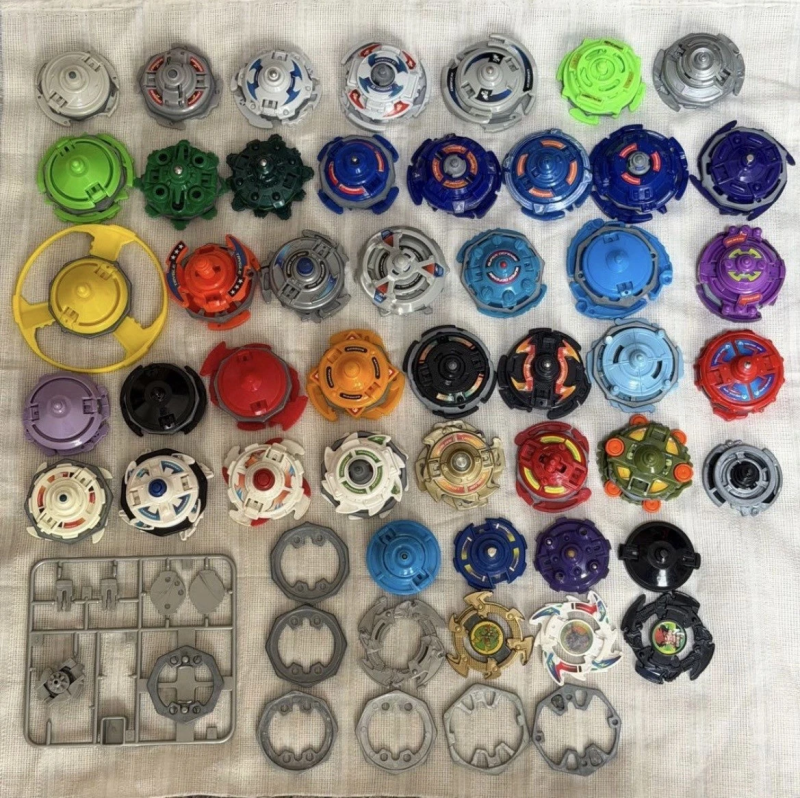 BEYBLADE: 38 PCS + 1 SEALED + STORAGE BOX PARTS,