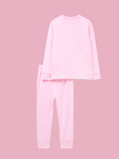 ROARSOME BAMBOO BASE LAYER - MARSHMALLOW PINK