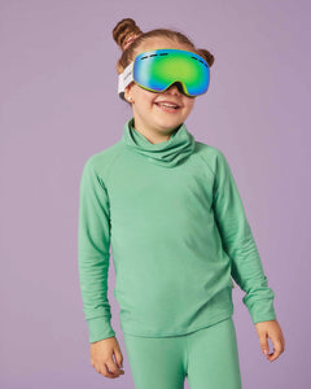 ROARSOME BAMBOO BASE LAYER - MISTY GREEN