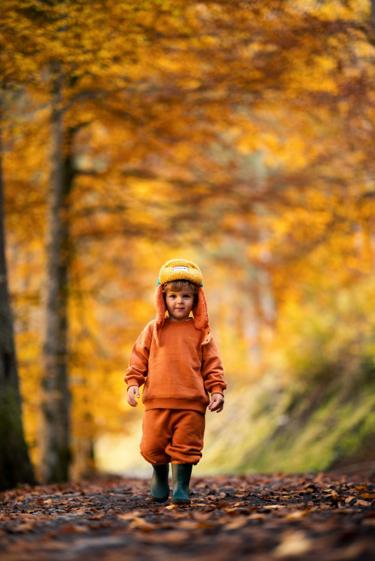 ROARSOME ORGANIC COTTON TRACKSUIT - BURNT ORANGE  RUST