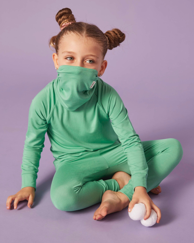 ROARSOME BAMBOO SNOOD - MISTY GREEN