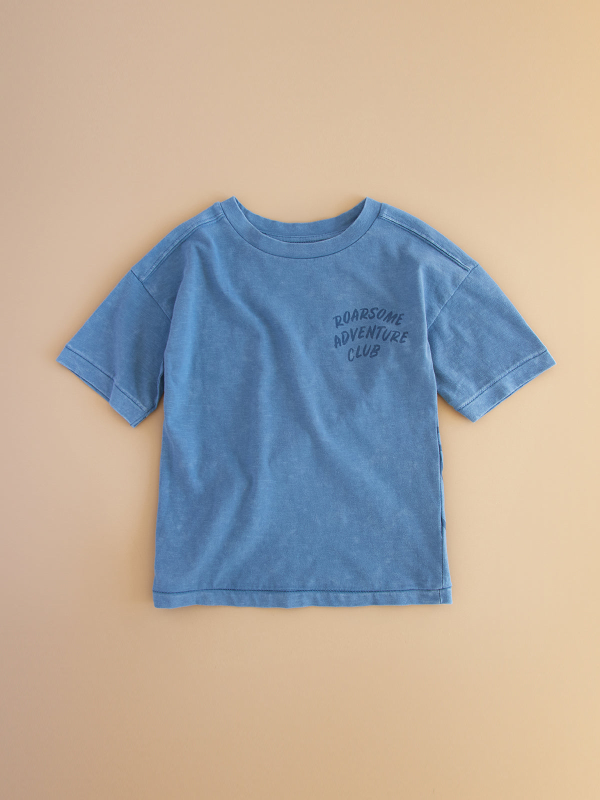 ROARSOME ADVENTURE CLUB - KIDS REEF T-SHIRT BLUE