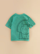 ROARSOME ADVENTURE CLUB - KIDS SPIKE T-SHIRT GREEN