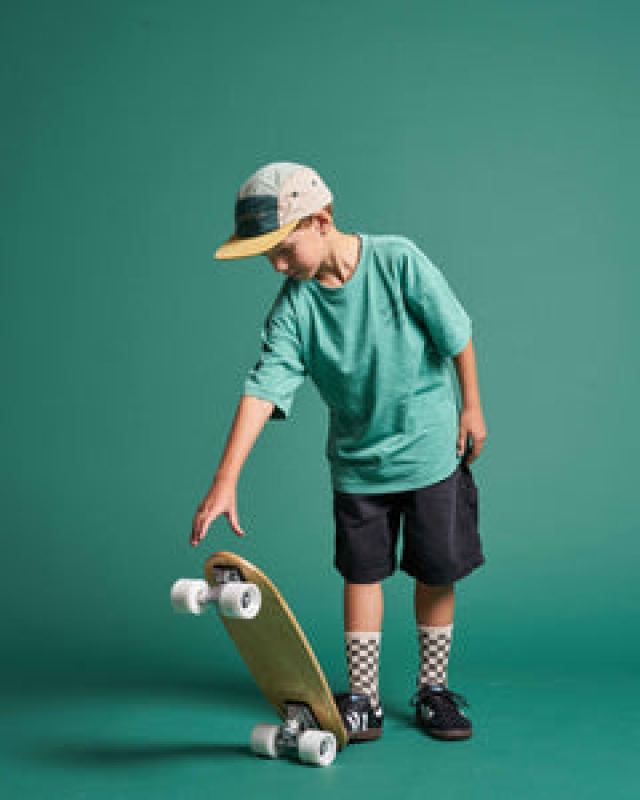 ROARSOME ADVENTURE CLUB - KIDS SPIKE T-SHIRT GREEN