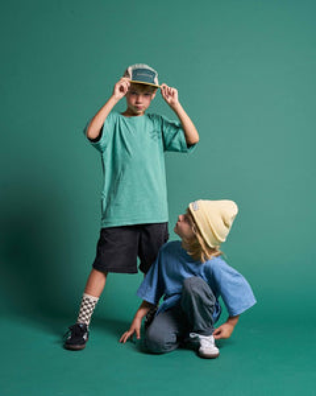 ROARSOME ADVENTURE CLUB - KIDS SPIKE T-SHIRT GREEN