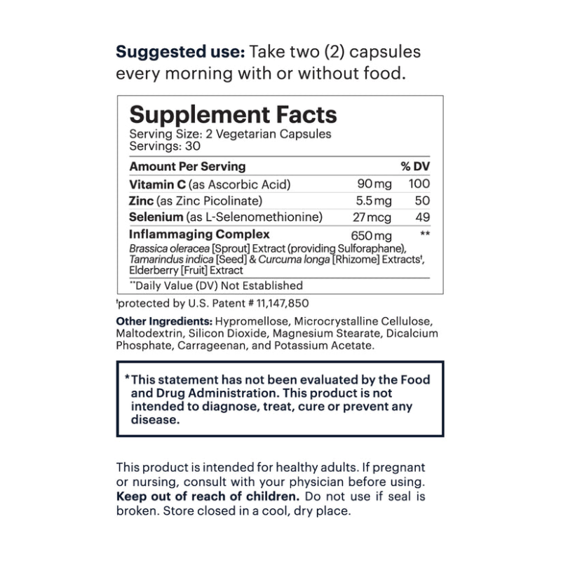 ELYSIUM HEALTH FORMAT  94 REVIEWS IMMUNE HEALTH + INFLAMMAGING