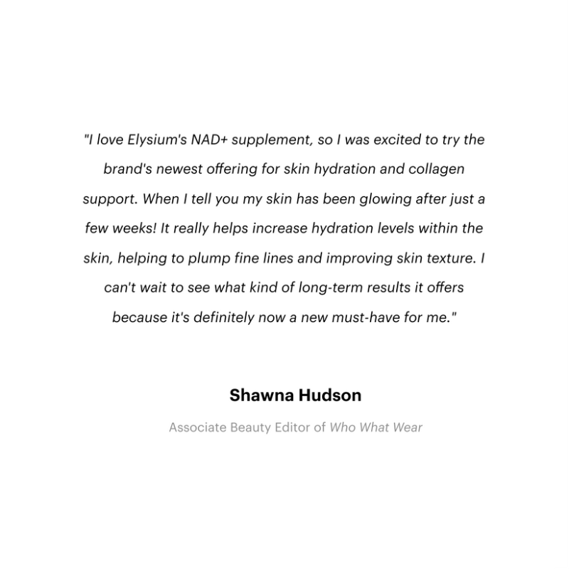 ELYSIUM HEALTH MOSAIC  138 REVIEWS SKIN AGING + COLLAGEN SUPPORT