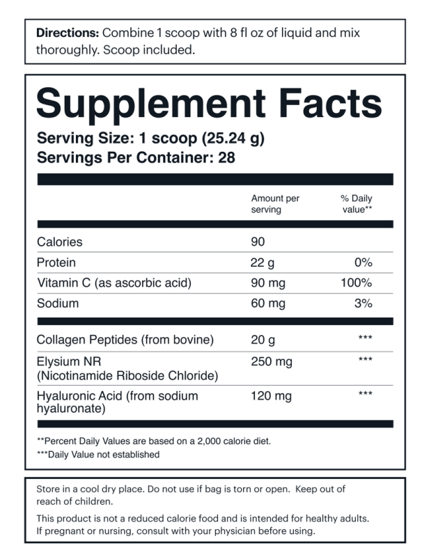 ELYSIUM HEALTH COFACTOR  49 REVIEWS ADVANCED COLLAGEN SYSTEM WITH NAD+ BOOST
