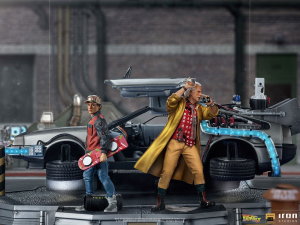 SIDESHOW DELOREAN SET FULL DELUXE VERSION