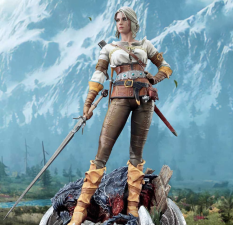 SIDESHOW CIRI FIONA ELEN RIANNON 1:3 SCALE STATUE BY PRIME 1 STUDIO