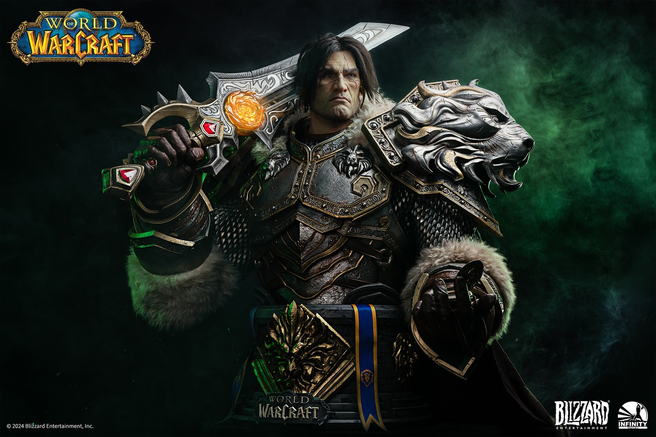 SIDESHOW VARIAN WRYNN LIFE-SIZE BUST BY INFINITY STUDIO