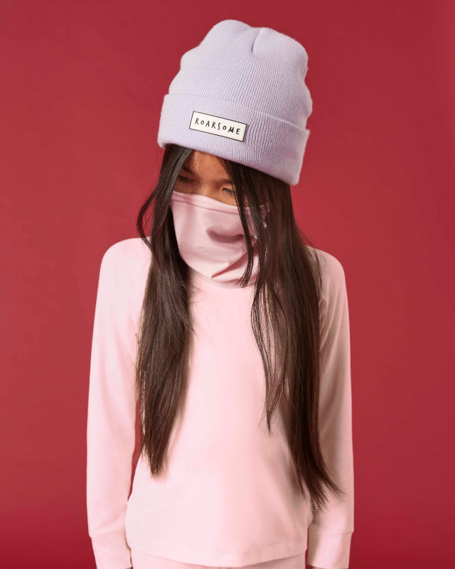 ROARSOME BAMBOO BASE LAYER - FROST PINK