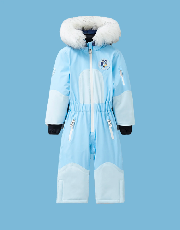 ROARSOME BLUEY - KIDS SNOW SUIT BLUE