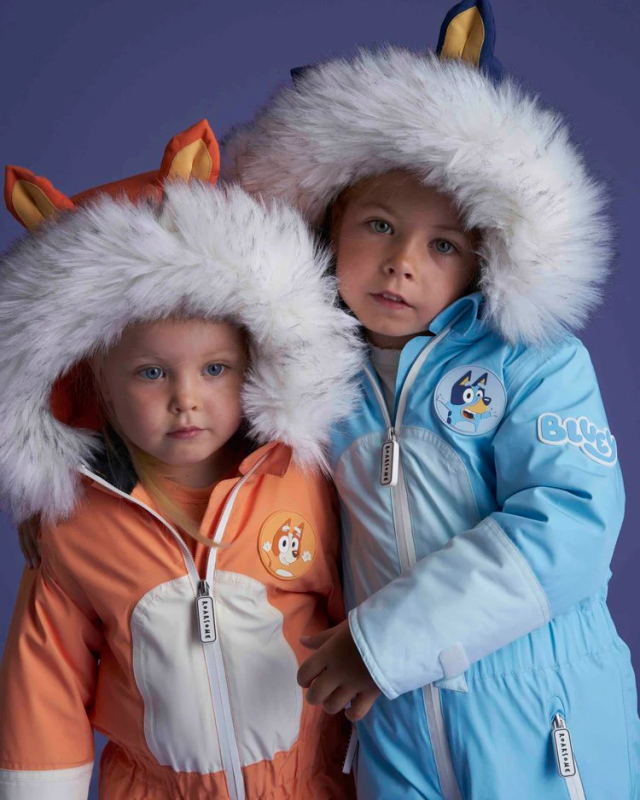 ROARSOME BLUEY - KIDS SNOW SUIT BLUE