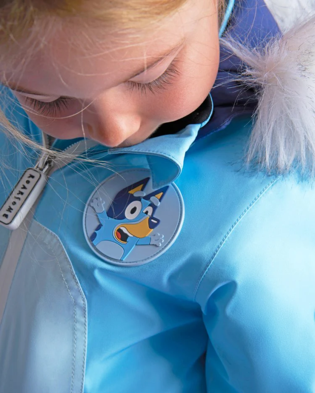 ROARSOME BLUEY - KIDS SNOW SUIT BLUE