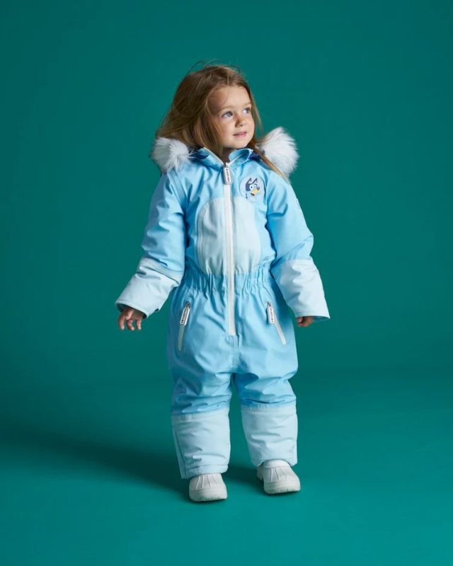 ROARSOME BLUEY - KIDS SNOW SUIT BLUE