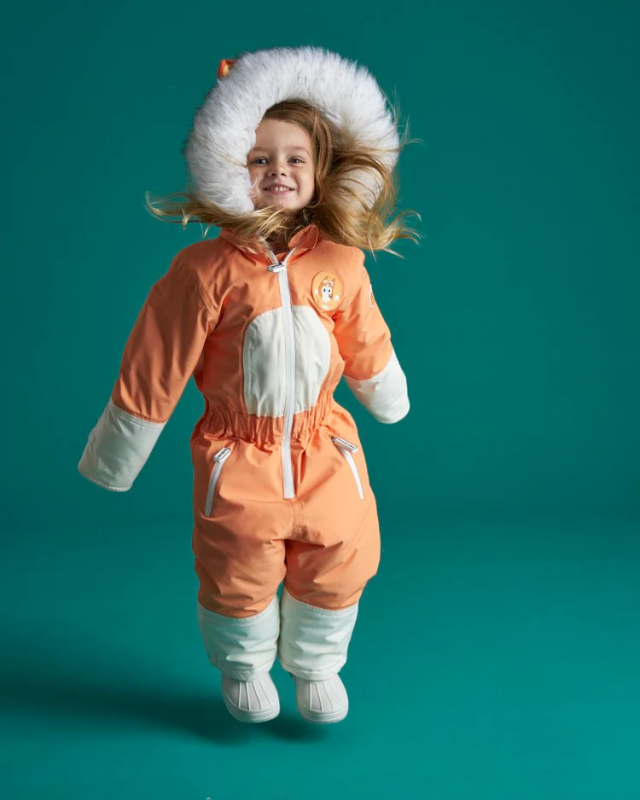 ROARSOME BINGO - KIDS SNOW SUIT ORANGE