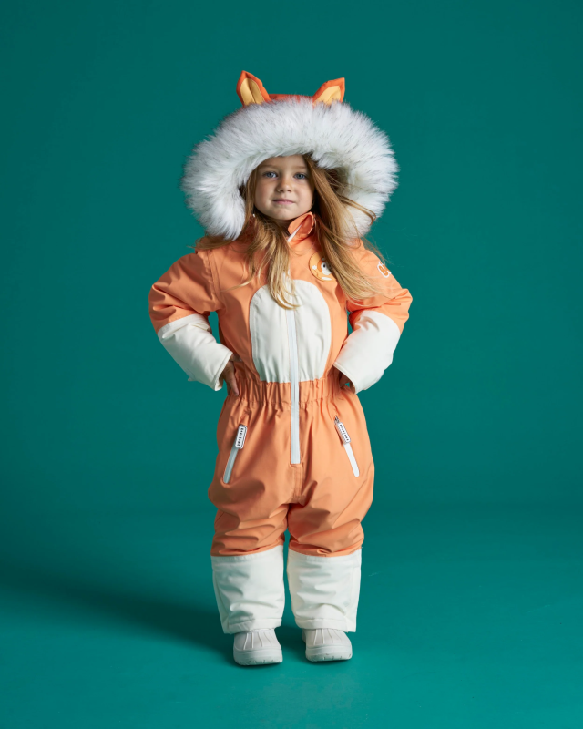 ROARSOME BINGO - KIDS SNOW SUIT ORANGE