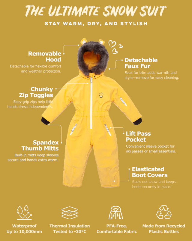 ROARSOME CUB THE LION - KIDS SNOW SUIT
