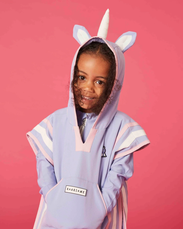 ROARSOME SPARKLE THE UNICORN - KIDS PONCHO TOWEL
