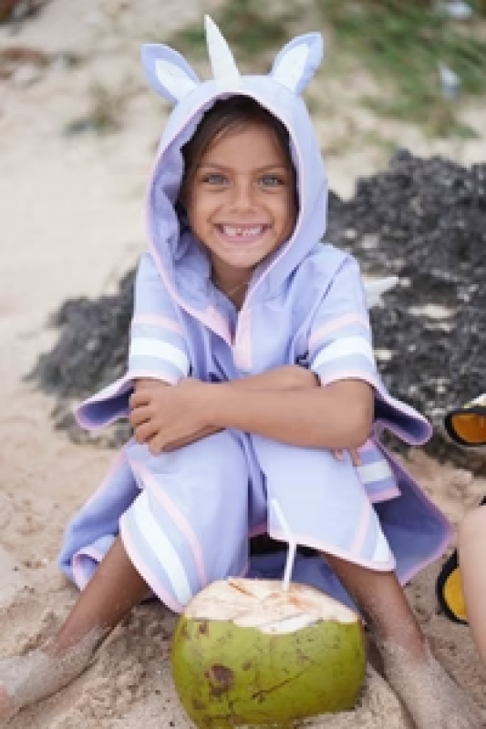 ROARSOME SPARKLE THE UNICORN - KIDS PONCHO TOWEL